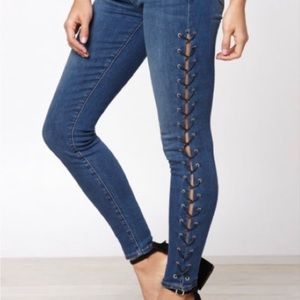 PacSun Lace Up Jeans Stretch